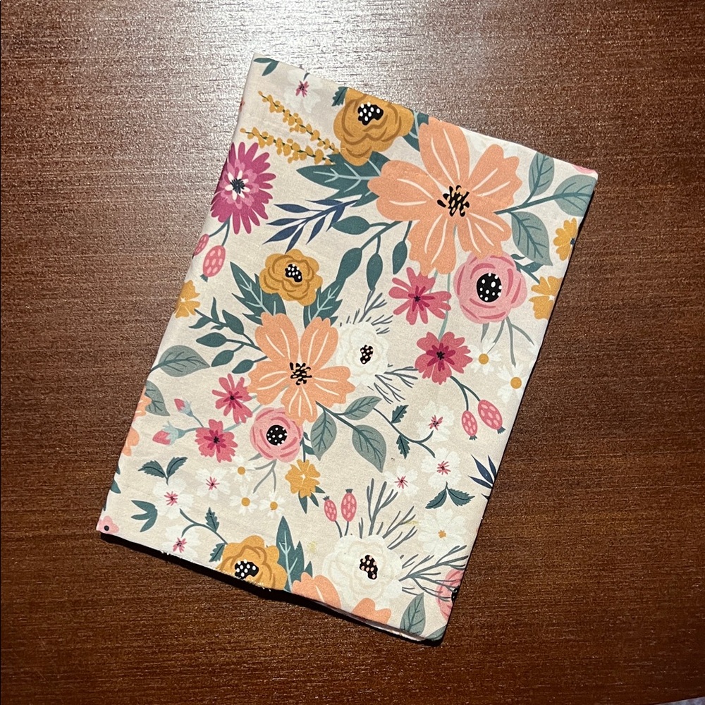 Floral Patterned Books Cover